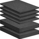 DECOHS 6 Pcs Pick Apart Foam Inserts- 2 Size Pick and Pluck Foam Sheets- Pluck Pre Cubed Foam Pads for Toolbox Game Box Cases Camera Storage Drawer