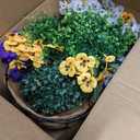 HyeFlora Artificial Fake Fall Hanging Mums Plants Flowers Basket for Outdoor, Autumn Faux Silk Yellow Daisy in Hang Planter Look Real UV Resistant for Porch Home Patio Balcony Yard Decor