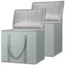 BALEINE 1Pk Insulated Reusable Grocery Bags, Collapsible Cooler Bag for Groceries, Heavy Duty Large Insulated Bag (16''x9''x13'', Urban Gray)