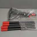 76 Inch Rake for Leaves, Adjustable 18 Metal Tines with Expandable Head Garden Rakes for Lawns Heavy Duty Metal Rake for Leaves Yard Gardening Grass Outdoor Debris