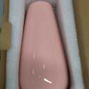 Fuukou Pink Vase,Small Pink Flower Vase,Minimalist Decorative Ceramic Vases for Flowers,Perfect for Living Room,Shelf,Table,Bookshelf,Mantel and Entryway Decor