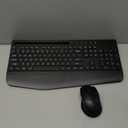 Wireless Keyboard and Mouse Combo  FullSized Ergonomic Keyboard with Wrist Rest, Phone Holder, Sleep Mode, 2.4G Quiet Keyboard for PC Laptop, Complete Work Setup for Office or Home Trueque KM23