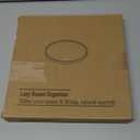 Lazy Susan Organizer for Kitchen, Acacia Wood Turntable for Cabinet, Pantry, Table, Countertop, Vanity, Spice RackMedium (9.8in)