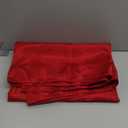 Romanstile Christmas Jacquard Rectangle Tablecloth with Red Flower - Waterproof Damask Vintage Floral Table Cloth, Xmas Decorative Table Cover for Dinner/Parties/Holiday - 60 x 84 Inch