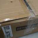 Heybly Small Side Table Set of 2, Tall End Table with Adjustable Shelf, Nightstand, Telephone Table, Accent Table Stand, Entryway Table, Bedroom,Living Room, Office,Kitchen, Rustic Brown HET003SR2