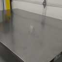 EnduraSteel Stainless Steel Mobile Prep Table with Powder-Coated Mild Steel Frame