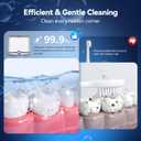 Miorcols Ultrasonic Retainer Cleaner Machine, 48kHz Denture Cleaner Machine for Mouthguard, Braces, Night Guard, Toothbrush, Jewelry with 7.8OZ Dental Cleaning Pod- White