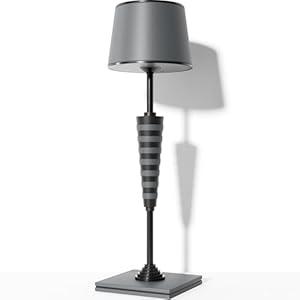 New Cordless Table/Desk Lamp, 8000mAh Rechargeable Battery Operated, Double Luminescence Dimming for Restaurant/Bedroom/Bars/Outdoor Party/Camping/Coffee Shop Night Light 1PACK