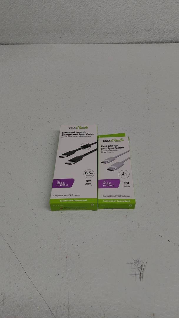 Cell Candy, Fast Charge And Sync Cable, Extended Length Charge And Sync Cable