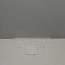 Clear Plastic Playing Card Boxes Snaps Closed Poker Gaming Playing Card Deck Cases Holder Plastic Storage Box Clear Trading Card Box Card Storage Organizer for Bank Business Card (6Pcs)