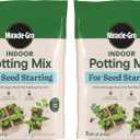 Miracle-Gro Indoor Potting Mix for Seed Starting, For Starting Vegetable, Flower, and Herb Seeds Indoors, Excellent for Cuttings, 8 qt. (2-Pack)