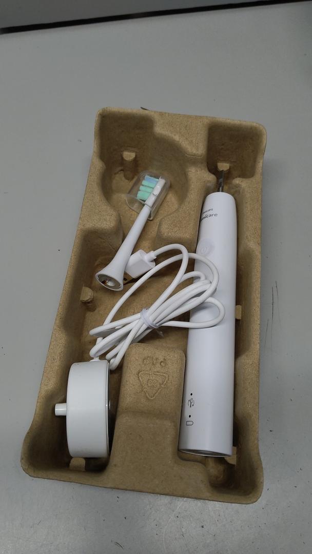 Philips Sonicare 4100 Series Electric Toothbrush  Sonic Toothbrush with Advanced Sonic Technology, Pressure Sensor, Two Intensity Settings, Smartimer & Quadpacer, White, Model HX3681/23