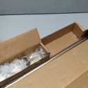 Ivilon Drapery Treatment Window Curtain Rod - Acrylic Ball 1 inch Pole. 48 to 86 Inch. Warm Gold