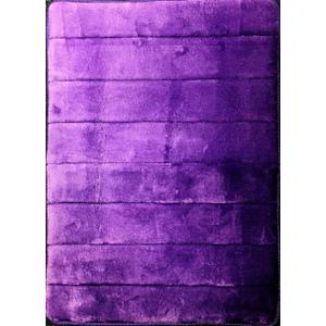 Purple Memory Foam Mat - For Kitchen or Bath - Incredibly Soft Absorbent Bathroom Rug Sets - Non-Slip and 17 x 24 inches (17 Inch x 24 Inch)