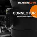 BEANMINGAUTO Mass Air Flow Sensor MAF Compatible with 1998-2004 Ford F150 F-250 F-350 F-450 F-550 Super Duty Expedition Lobo Taurus Lincoln Jaguar 3.4L 4.6L 5.4L 6.8L 7.3L V8 Replace# F81F12B579BA