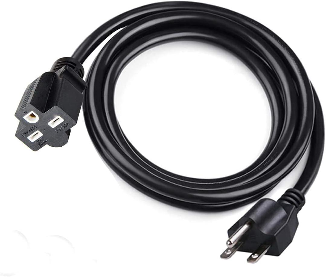20FT NEMA 6-15P/6-15R Power Extension Cord for 220/240V Air-Condition,Power Cable for Led Grow Lights, Digital Ballast Power Cord,UL Listed 3 Prong 14 Gauge SJTW Cable,15 Amp 240Volt Phyoto