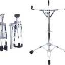 Snare Drum Stand, Double Braced Tripod Snare Stand Fit for 10 to 15 Inch Snare Drum Pad, Adjustable Height Practice Drum Stand for Drum Beginners
