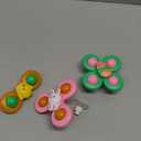 Jofan 3 Pack Easter Suction Cup Spinner Toys for Baby Toddlers Kids Easter Basket Stuffers Gifts Fillers Party Favors