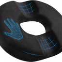 Donut Pillow, Donut Cushion for Tailbone Pain Relief and Hemorrhoids, Donut Seat Cushion for Coccyx, Sciatica, Surgery and Postpartum, Hemorrhoid Pillow for Long Sitting Office Workers, Car Drivers Black