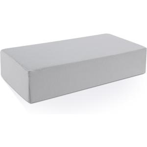 HOMBYS  Pillowcase for Cube Pillow-Soft and Breathable  Pillowcase  12 x 24 x 5.5 In ,Gray