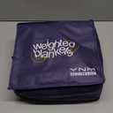 YnM 7lbs Weighted Blanket for Adults, Cotton Heavy Bed Throw Blanket for All Season Use, Ideal for ~60lbs (41x60 Inches, Twin Army Green)