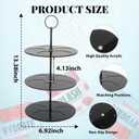 Flavor Pods Holder for Ninja Thirsti Flavored Water Drops, Holds 15 Pods Storage Rack for Ninja Thirsties Drink System, Acrylic Pods Organizer for Ninja Thirsty, Black