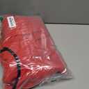 Lovelonglong Warm Dog Coat, Windproof Jacket for  Dogs, 4 Legged Fleece Winter Coat with Zippered Closure, Red XXXXL