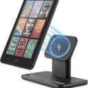 CoBak Wireless Charger Stand Compatible with iPhone & Kindle Colorsoft Signature Edition & Paperwhite Signature Edition, Wireless Charging Dock for Wireless Devices, Black