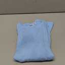 PRETTYGARDEN Women 2026 Fall Clothes Long Sleeve Shirts Ribbed Knit Fitted Basic Tee Going Out Tops Underscrub Casual Outfits (Large, Light Blue)