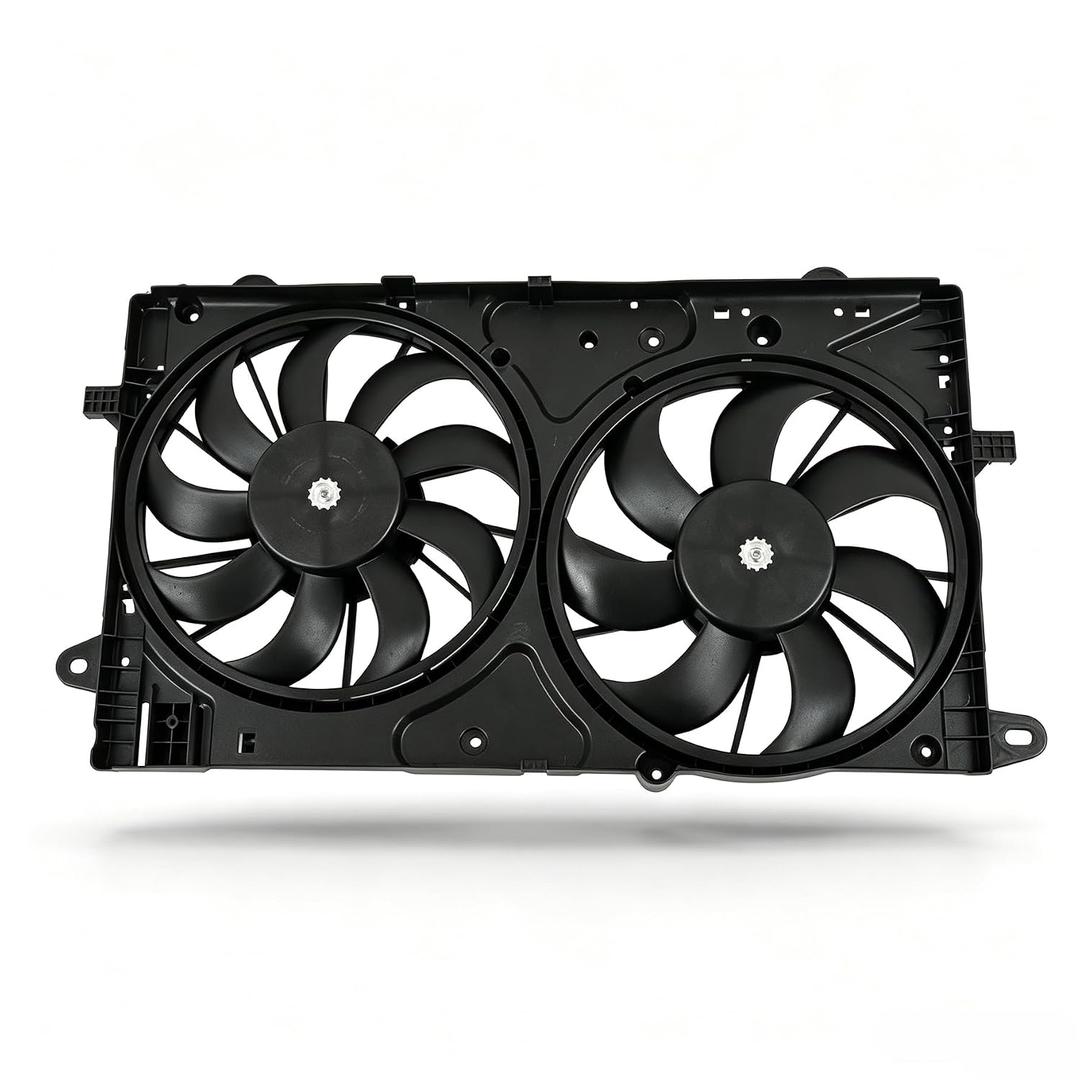 Munirater Dual Radiator Cooling Fan Replacement for Malibu 2013-2016 Replacement for Impala 2014-2017 2200 CFM 12V 2Pin