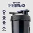 BlenderBottle Sport Shaker Bottle with Wire Whisk, 24-Ounce, Black Protein Shakes & Hydration for Athletes & Fitness Enthusiasts, Easy Mixing, Durable & Lightweight, Lockable Lid