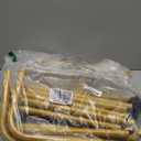 Sakugi Clothes Rack - Clothing Rack with Storage Mesh Shelf & Casters, Heavy-Duty Metal Clothing Rack for Hanging Clothes, Dresses, Coats, Large Load Capacity, Easy Assembly, Gold, 28.0"x16.9"x59.0"