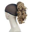 Lydell 12" Hair Piece Ponytail Extension Curly Curled Nature Looking Heat-Resisting (Light Strawberry Blonde)