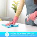 6 x Forggon 15pcs Microfiber Cleaning Cloth Lint Free, Absorbent, Streak Free, Non-Abrasive, Reusable and WashableCleaning Towels with 5 Color Assorted,11.5"X11.5"(Green/Blue/Yellow/Pink/Grey)