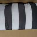 Outdoor Lounge Chair Cushions, 74.4 x 22 x 4.7 Inches Waterproof Fade Resistant Patio Cushion for Chaise Lounger Black