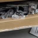 Shoe Rack 4 Tier Long Storage Organizer Wide Metal Shoe Shelf for Closet Entryway Black