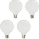 E26 9W Light Bulbs G25/G80 LED Globe Light Bulb Non-dimmable 3000K Warm White Lights 800 Lumens 80 Watt Equivalent Vanity Light for Vanity Mirror Pendant Dressing Room Wall Sconces (3 Pack)
