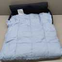 L'AGRATY Weighted Blanket - 48"x72" 15lbs Cooling Breathable Heavy Blanket with Glass Beads for Adult All-Season