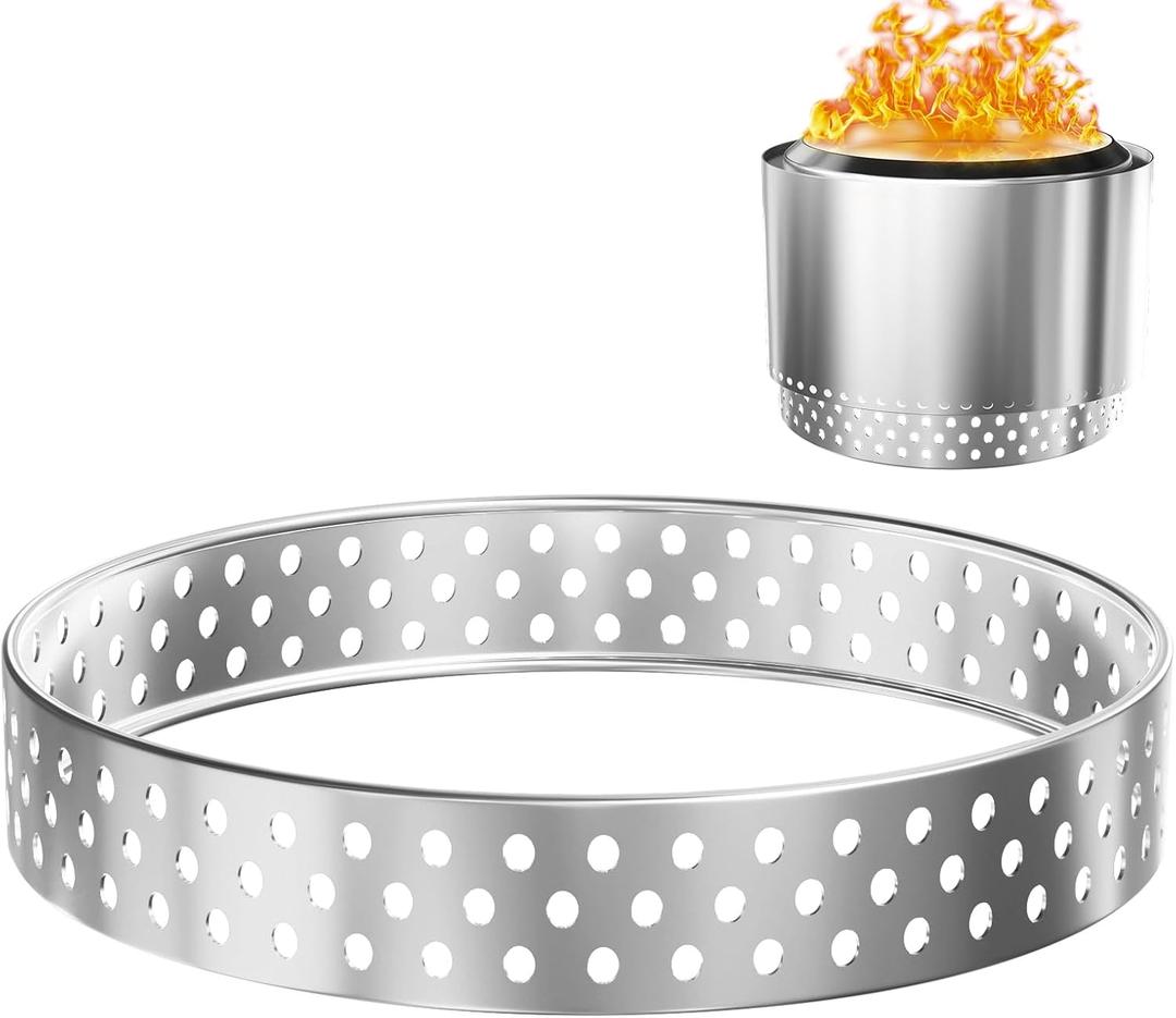 Fire Pit Stand for Solo Stove Yukon, Stainless Steel Fireplace Base Accessories for Solo Stove Yukon 2.0 & 1.0, 27 Inch Outside Camping Firepit Stand