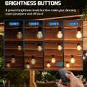 DEWENWILS Outdoor Dimmer for String Lights, 125V, 100FT Remote Control Range, Waterproof Plug- in Dimmer for Dimmable LED/Tungsten Bulbs