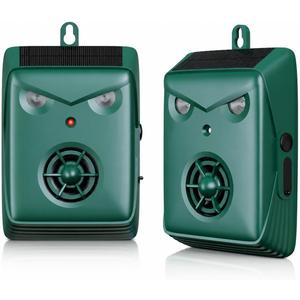2026 New Solar Ultrasonic Bird Repellent Outdoor,Pigeon & Woodpecker Deterrent for House, Weatherproof Bird Deterrents for Outside,Goose Birds Repeller Scare Devices for Balcony,Yard,Garden,Farm
