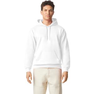 Gildan Adult Softstyle Hoodie Sweatshirt, Style GSF500 (X-Large, White)