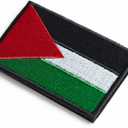 4 x stidsds 2 Pack Palestine Flag Patch Palestine Flags Embroidered Patches Palestinian Flags Military Tactical Patch for Clothes Hat Backpacks Pride Decorations
