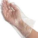 KLEEN CHEF 525 PCS Plastic Disposable Gloves Medium | Clear Disposable Gloves for Food Prep, Cooking, Cleaning, Food Handling (X-Large)