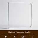 Espresso Coffee Sliding Tray for Ninja Luxe Cafe Accessories Breville Espresso Machine Accessories, Transparent Acrylic Coffee Slider Board Compatible with ninja luxe cafe espresso machine ES601&ES701
