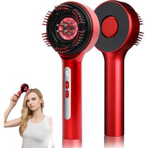 3-in-1 Electric Scalp Massage Comb, Hair Growth Oil Applicator,Portable Home Scalp Brush for Men and Women, Ipx7 Waterproof