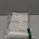 DriftAway Farmhouse Linen Lined Valance Double Layer Thermal Insulated Room Darkening Blackout Window Valances 3 Inch Rod Pocket Vertical Striped Kitchen Valance for Bathroom Single 52 x 14 Inch Gray