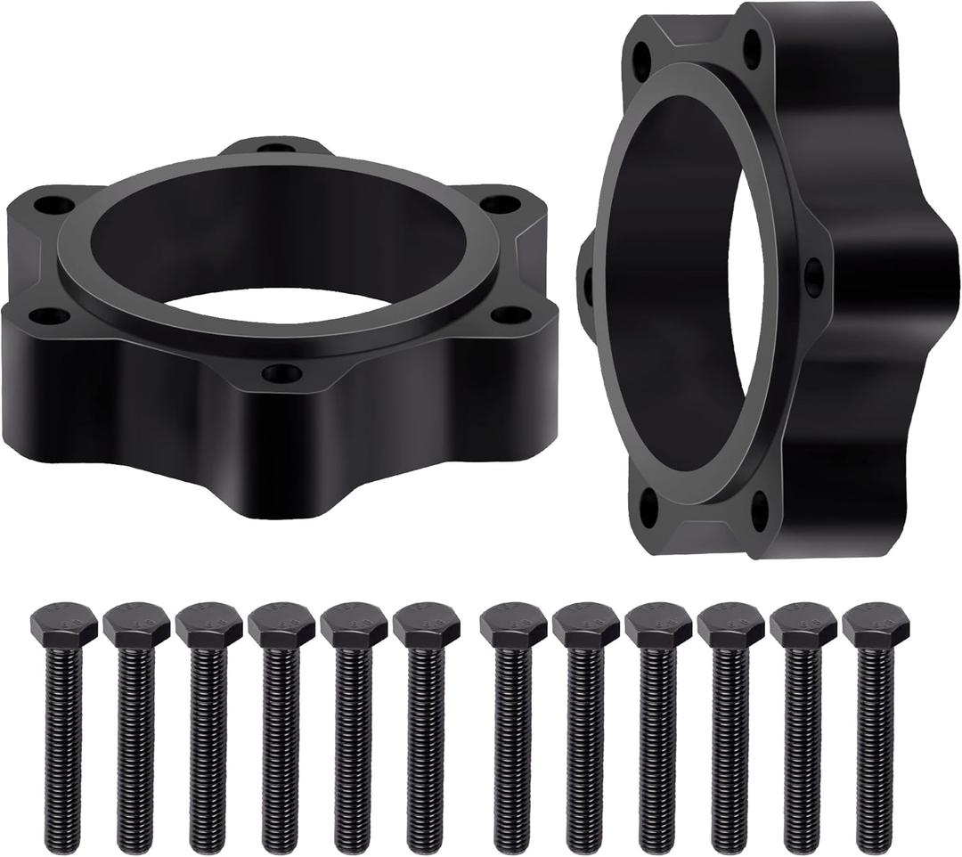 CV Spacers with Screws Fit for 6" Lift Chevy/GMC 2500HD 2001-2010 4WD;Chevy/GMC 1500HD 4WD 2001-2006(Pair of CV Spacers For Use On Existing 6" Suspension Lift, Includes Hardware)