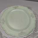 Spsyrine Antique Light Green Charger Plates Set of 6, 13" Plate Chargers for Dinner Plates, Wedding, Banquets, Party