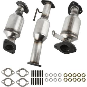 Catalytic Converter 3.6L Fit for 2008-2017 Buick Enclave, 2009-2017 Chevy Traverse, 2007-2017 GMC Acadia, 2007-2010 Saturn Outlook (3PCS)
